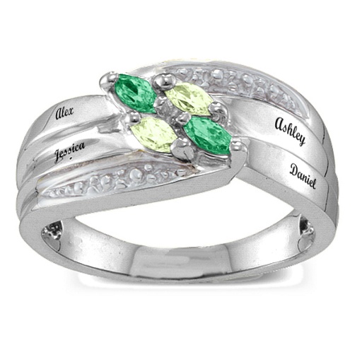 Angled 2-6 Marquise Ring - Handmade By AOL Special