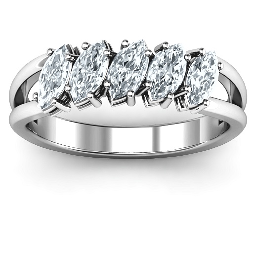 Angled Marquise Ring - Handmade By AOL Special