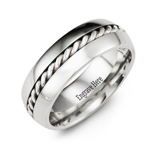 Cobalt Rope Ring - Handmade By AOL Special