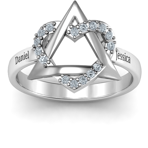 Sterling Silver Adoption Ring - Handmade By AOL Special
