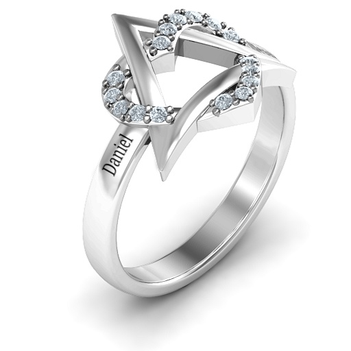 Sterling Silver Adoption Ring - Handmade By AOL Special