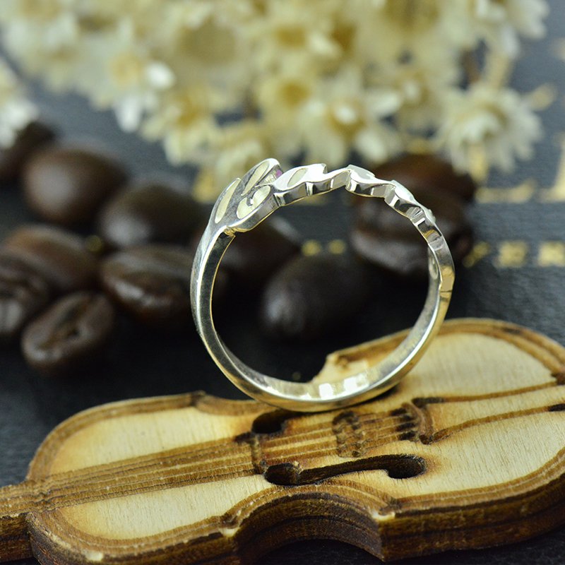 Personalized Carrie Name Rings Gift Sterling Silver - Handmade By AOL Special