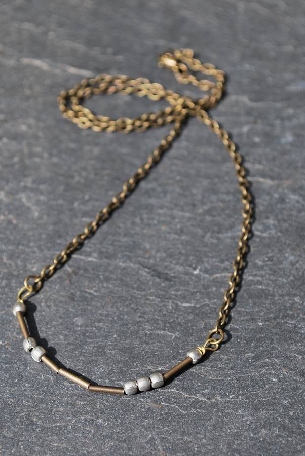 Love Morse Code Necklace - Handmade By AOL Special