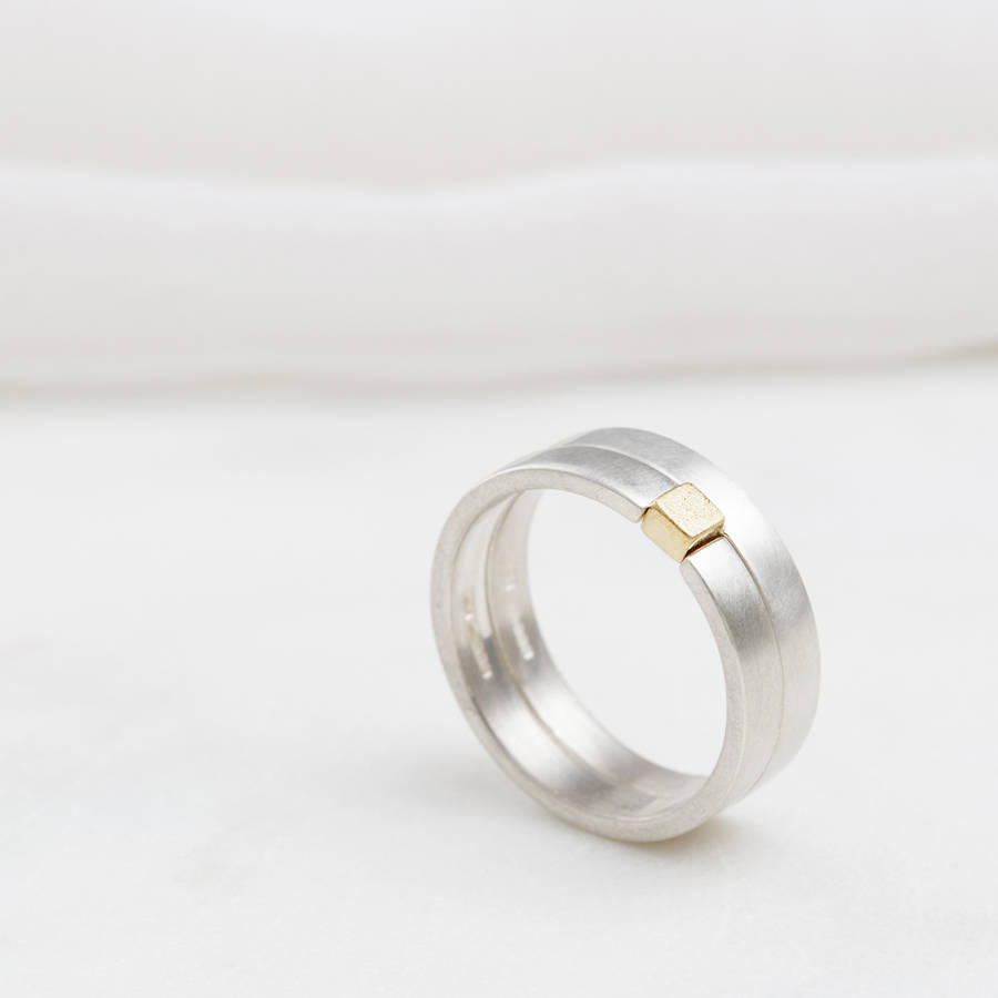 Square Puzzle Ring - Handmade By AOL Special